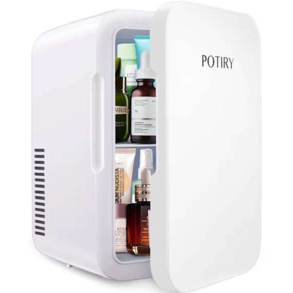 BRAND NEW Potiry Mini Fridge 6L White